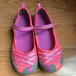 Jambu girls Hot pink, Lavender and Gray shoes
